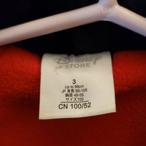 3t disney minnie mouse coat black with velvet polka dots